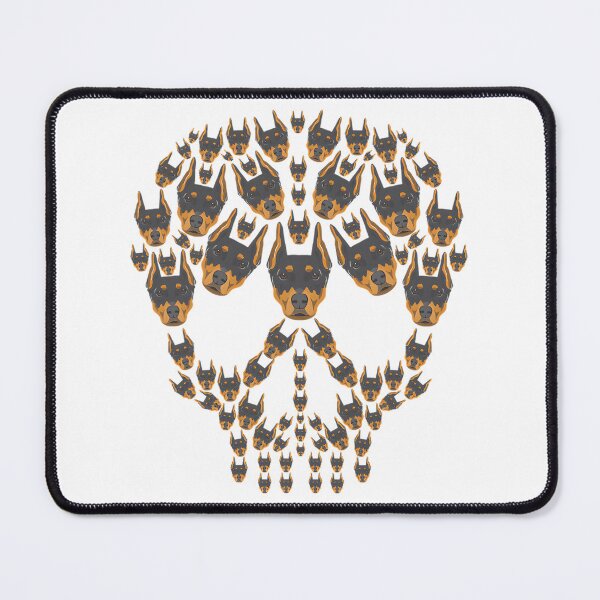 Item preview, Doberman Skull Design for Dog Lovers Featuring Skeleton Art designed and sold by mkz438.