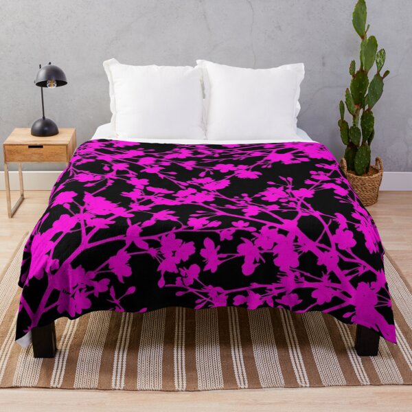 Item preview, Vibrant Pink Cherry Blossom Branches Pattern designed and sold by Owcomm.