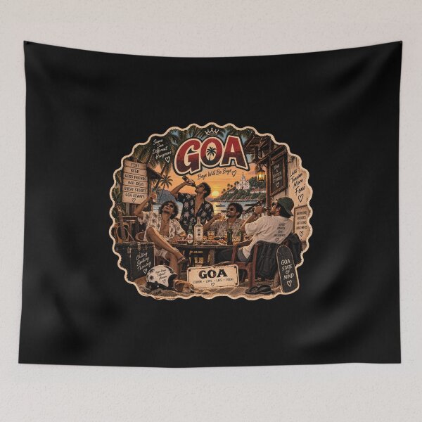 Item preview, Goa — Boys Will Be Boys designed and sold by Goanheartprints.