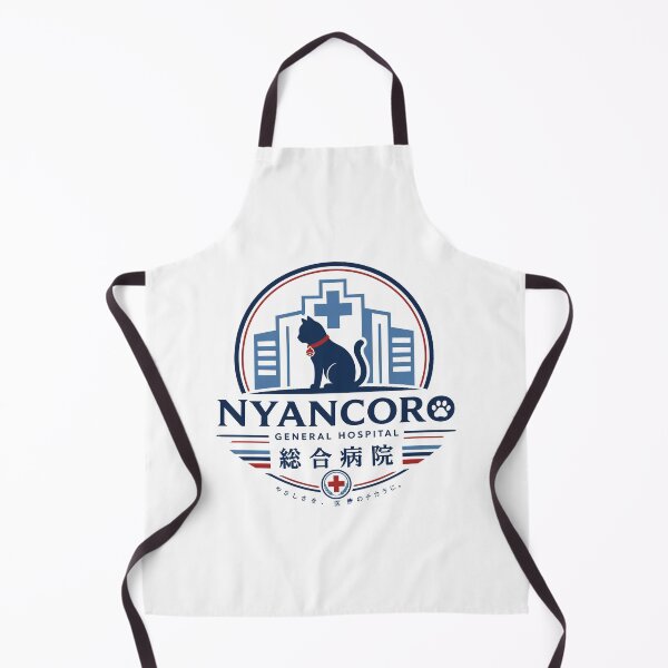 Item preview, Nyancoro General Hospital Cat Logo Design designed and sold by medicalkinoko.