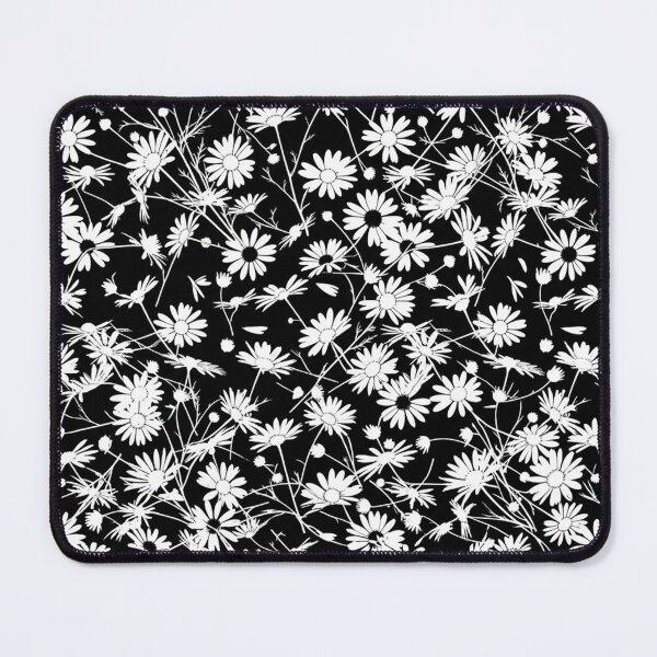 Item preview, Black And White Daisy Floral Pattern designed and sold by Owcomm.
