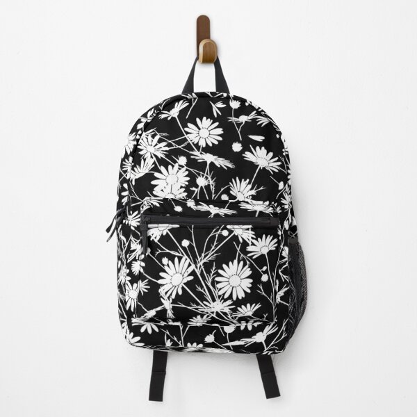 Item preview, Black And White Daisy Floral Pattern designed and sold by Owcomm.