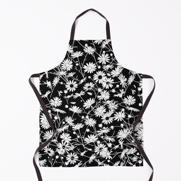 Item preview, Black And White Daisy Floral Pattern designed and sold by Owcomm.