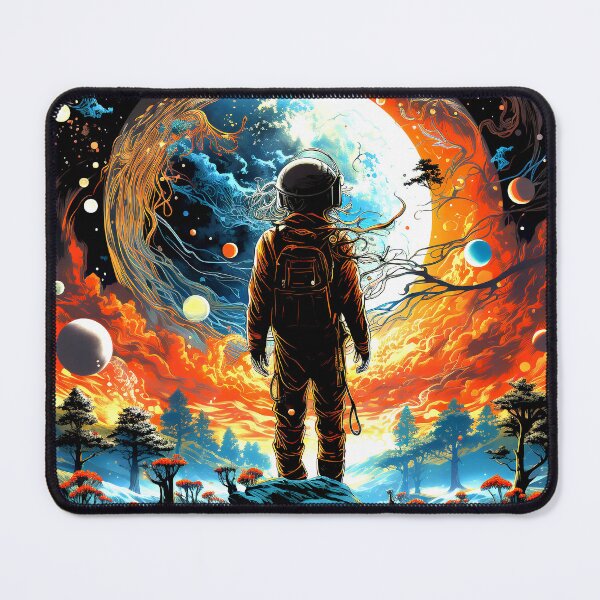 Item preview, Surreal Cosmic Astronaut: Colorful Alien World designed and sold by DEC02.