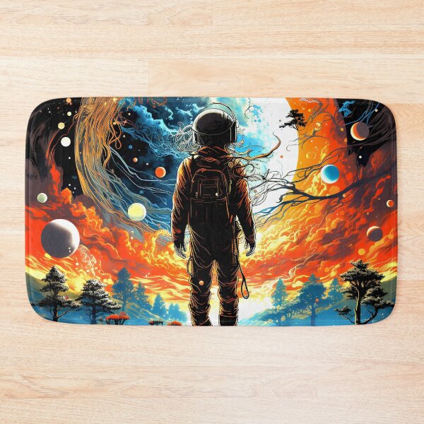 Item preview, Surreal Cosmic Astronaut: Colorful Alien World designed and sold by DEC02.