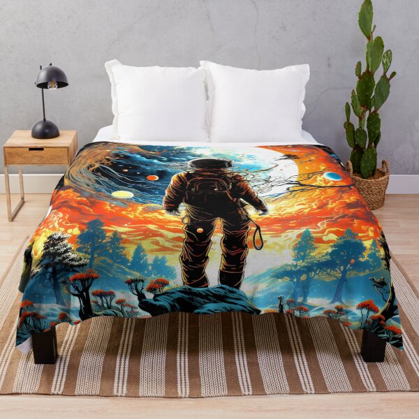 Item preview, Surreal Cosmic Astronaut: Colorful Alien World designed and sold by DEC02.
