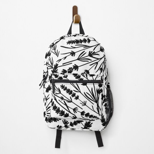 Item preview, Elegant Black and White Floral Pattern designed and sold by Owcomm.