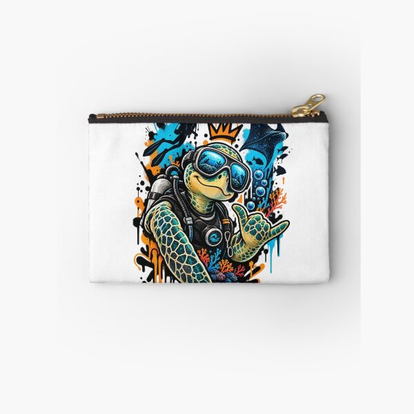 Item preview, Scuba Turtle Diver – Urban Ocean Character Art designed and sold by RAX Mirth Studio.