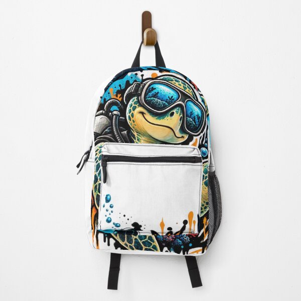 Item preview, Scuba Turtle Diver – Urban Ocean Character Art designed and sold by RAX Mirth Studio.