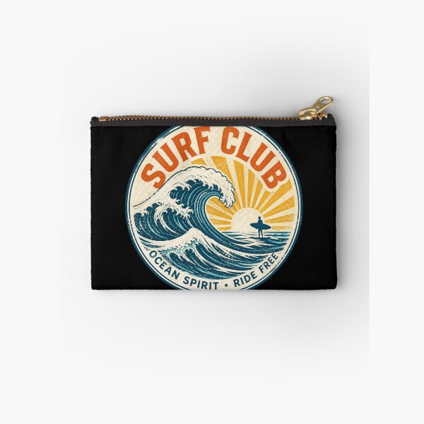Item preview, Vintage Surf Club Ocean Wave Retro Surfer Sunset Beach Design designed and sold by limos.