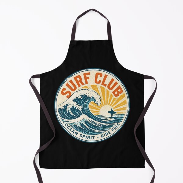 Item preview, Vintage Surf Club Ocean Wave Retro Surfer Sunset Beach Design designed and sold by limos.
