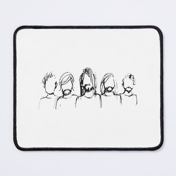 Item preview, Minimalist Five People Silhouette Group Design for Social and Community Themes designed and sold by TheFlare1.