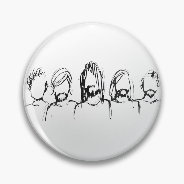Item preview, Minimalist Five People Silhouette Group Design for Social and Community Themes designed and sold by TheFlare1.