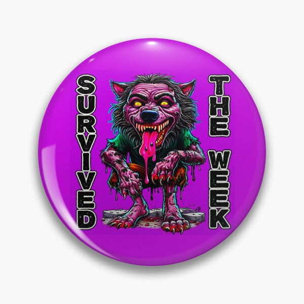 Item preview, Survived The Week - Grotesque Werewolf Party Animal Art designed and sold by OmniaGlobal.