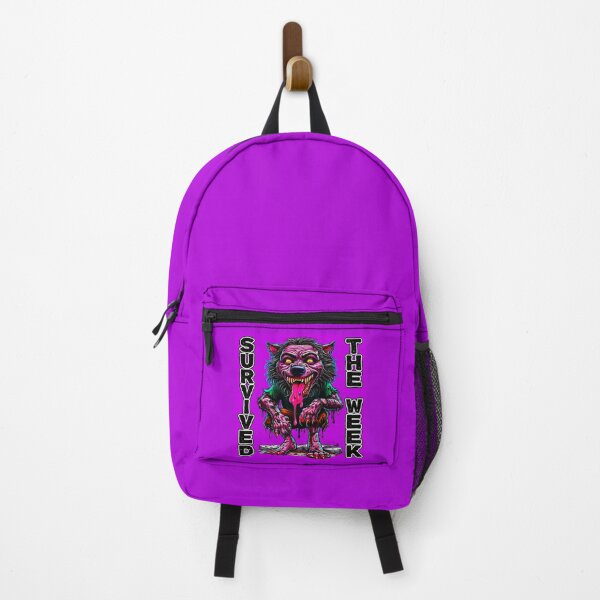 Item preview, Survived The Week - Grotesque Werewolf Party Animal Art designed and sold by OmniaGlobal.