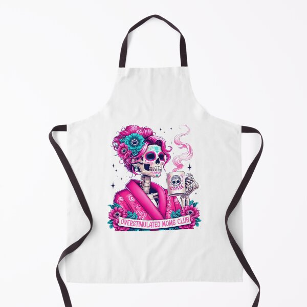 Item preview, Overstimulated Moms Club Sugar Skull Coffee Halloween  designed and sold by Krasnovaovaova.