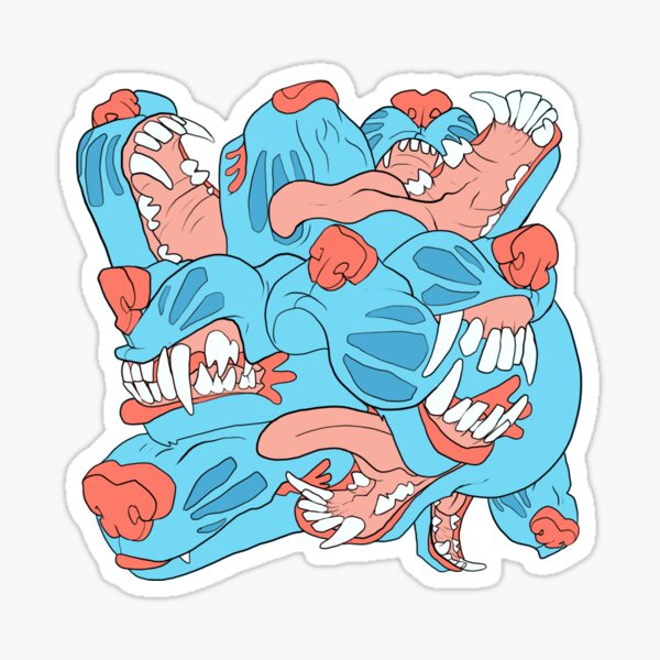 MUZZLE MESS PATTERN Sticker