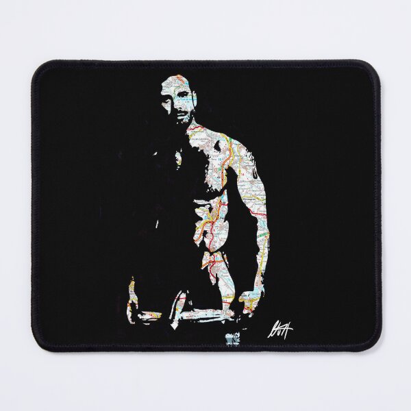 Item preview, Dirty Muscled Hairy Chest Daddy Gay With Thick Dick Map Art By NLMKArtStudio designed and sold by NLMKArtStudio.