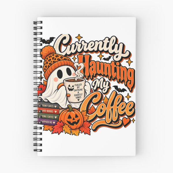 Item preview, Currently Haunting My Coffee – Cute Ghost Halloween Coffee Lover designed and sold by justsuestudio.