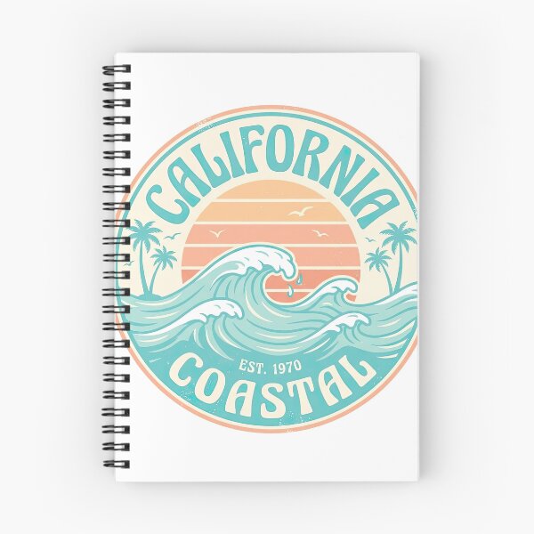 Item preview, Vintage California Coastal Surf Sunset Badge Art designed and sold by Rahat3344.