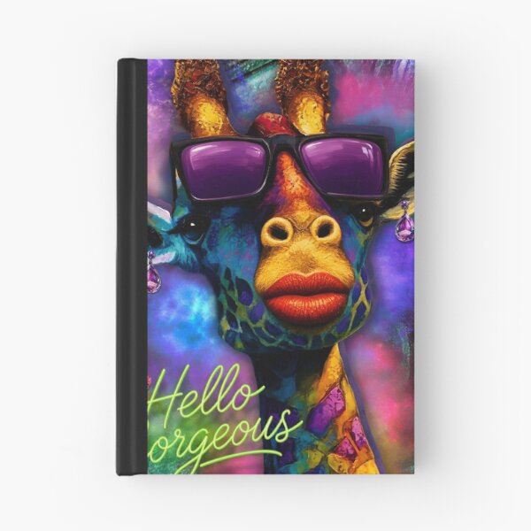 Item preview, Neon-Psychedelic Flirtatious Giraffe  designed and sold by AsheDinaArt.