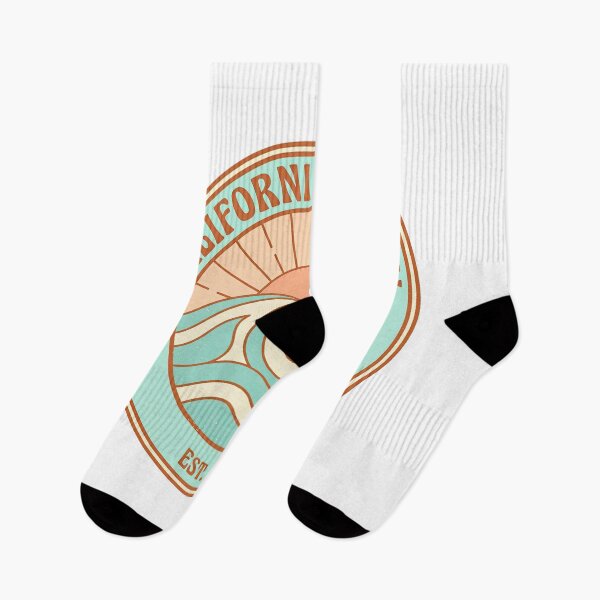 Item preview, Retro California Coastal Ocean Wave Sunset Emblem designed and sold by Rahat3344.