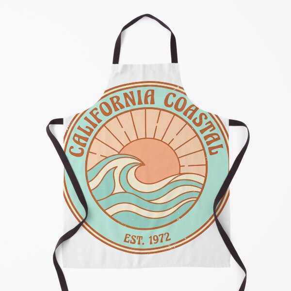 Item preview, Retro California Coastal Ocean Wave Sunset Emblem designed and sold by Rahat3344.