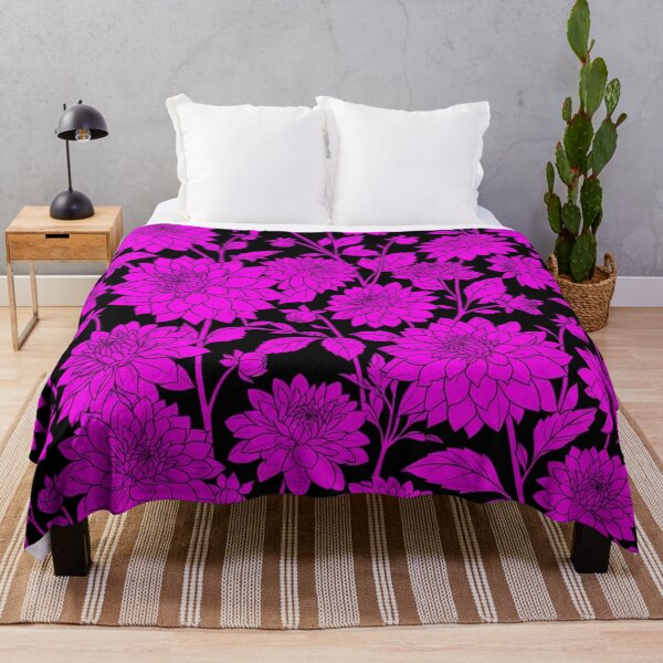 Item preview, Electric Pink Floral Botanical Pattern designed and sold by Owcomm.