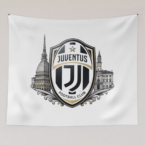 Item preview, Juventus Luxury Gold Shield Turin Monuments designed and sold by annaarthk.