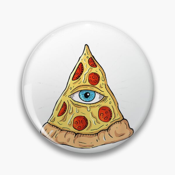 Item preview, in Pizza We Crust - All-Seeing Eye - Food Lover Foodie T-Shirt designed and sold by teluguredbubble.