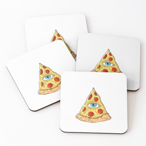 Item preview, in Pizza We Crust - All-Seeing Eye - Food Lover Foodie T-Shirt designed and sold by teluguredbubble.