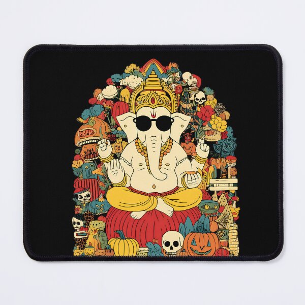 Item preview, Cool Elephant Halloween Archway Blessing Pumpkin Skull Pop Art designed and sold by PANNARUK THAILAND.