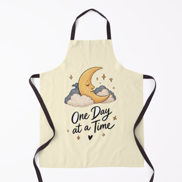 Item preview, One Day at a Time Moon designed and sold by DrAsmaaMohamed.