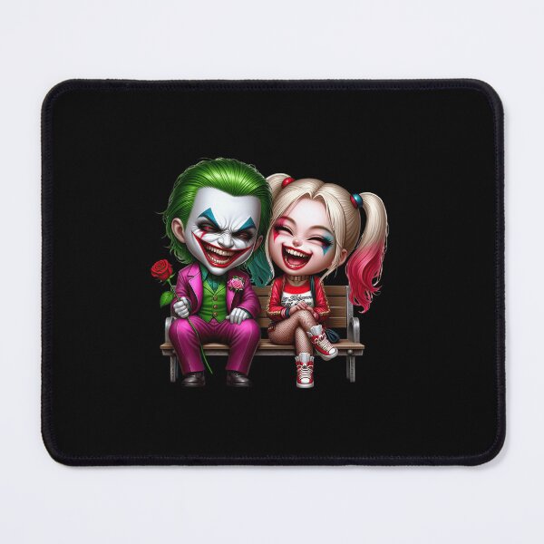 Item preview, Spooky Clown Couple with Red Rose designed and sold by Krasnovaovaova.