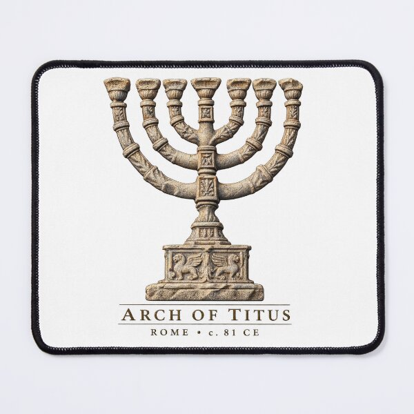 Item preview, Arch of Titus Menorah — Ancient Jewish History in Rome designed and sold by Past in Threads.