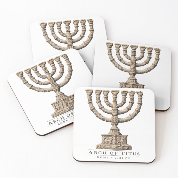 Item preview, Arch of Titus Menorah — Ancient Jewish History in Rome designed and sold by Past in Threads.