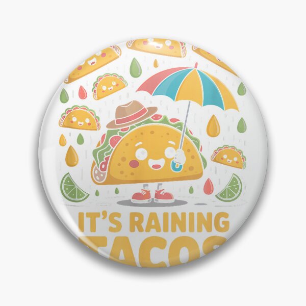 Item preview, It's Raining Tacos Funny Mexican Food Taco Lovers Fiesta T-Shirt designed and sold by Cute-Pretty.