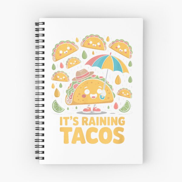 Item preview, It's Raining Tacos Funny Mexican Food Taco Lovers Fiesta T-Shirt designed and sold by Cute-Pretty.