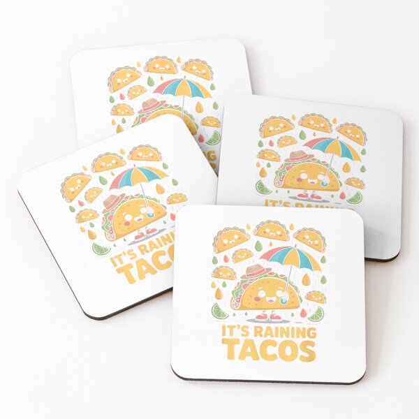 Item preview, It's Raining Tacos Funny Mexican Food Taco Lovers Fiesta T-Shirt designed and sold by Cute-Pretty.