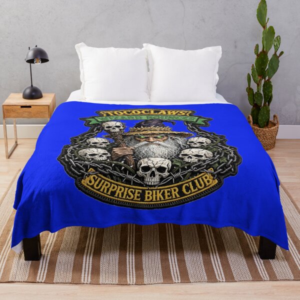 Item preview, Wizard Bouncer Straw Hat Sorcerer | Surprise Biker Club Patch Graphic designed and sold by TOCOCLAWS.
