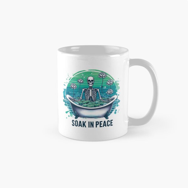 Item preview,  Soak in Peace Skeleton Bath designed and sold by Krasnovaovaova.