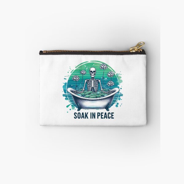 Item preview,  Soak in Peace Skeleton Bath designed and sold by Krasnovaovaova.