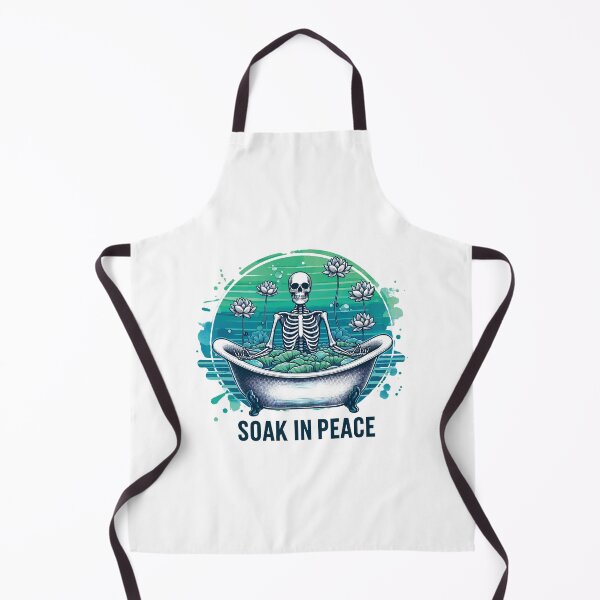 Item preview, Soak in Peace Skeleton Bath designed and sold by Krasnovaovaova.