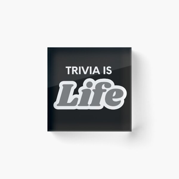 Item preview, Trivia is Life designed and sold by OurBlairWorld.