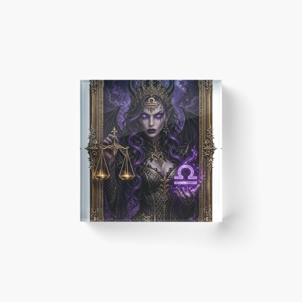 Item preview, Gothic Libra Demon Queen - Scales of Justice Zodiac | September 23 - October 22   designed and sold by Csaba1983.