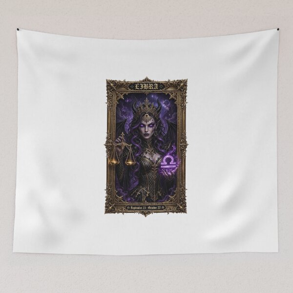 Item preview, Gothic Libra Demon Queen - Scales of Justice Zodiac | September 23 - October 22   designed and sold by Csaba1983.