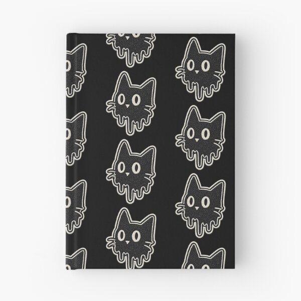 Item preview, Melting Black Cat – Cute Spooky Gothic Embroidered Patch designed and sold by Abidel.
