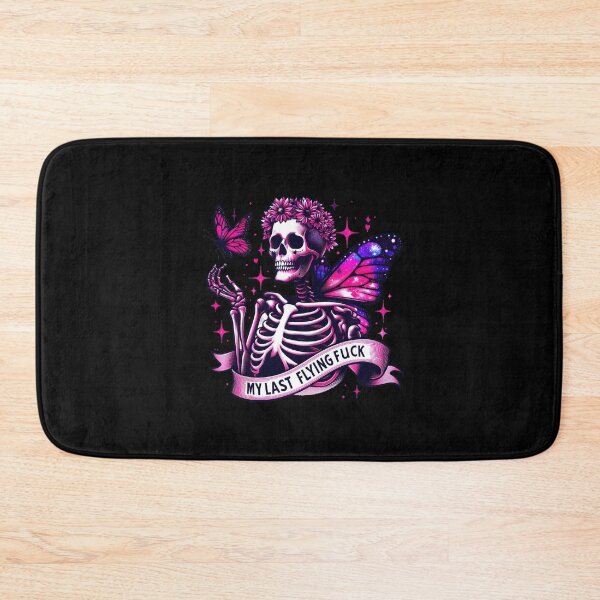 Item preview, Floral Butterfly Skeleton with Sarcastic Quote designed and sold by Krasnovaovaova.