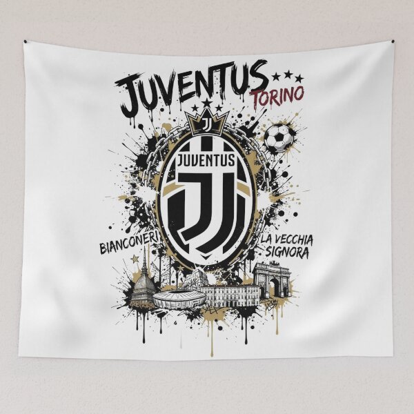 Item preview, Juventus Grunge Gold Turin Football Art designed and sold by annaarthk.