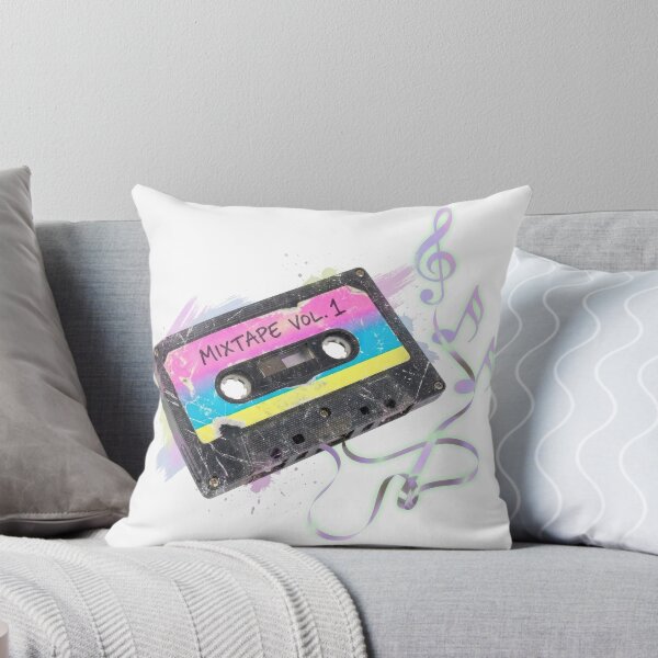 Item preview, Retro 80s Cassette Tape Mixtape Music Art designed and sold by Rahat3344.